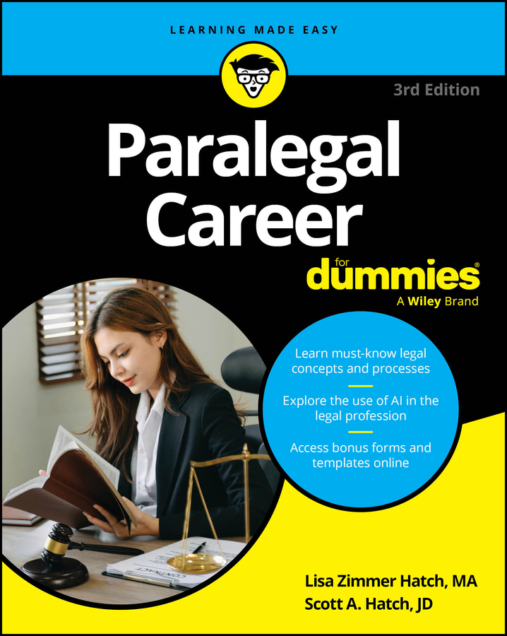 Paralegal Career For Dummies, 3rd Edition 封面